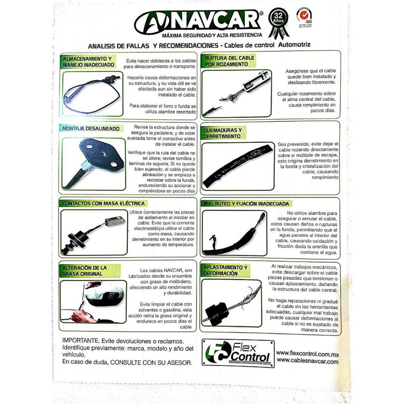 Chicote Palanca Velocidades Chevy Automatico Navcar 2157