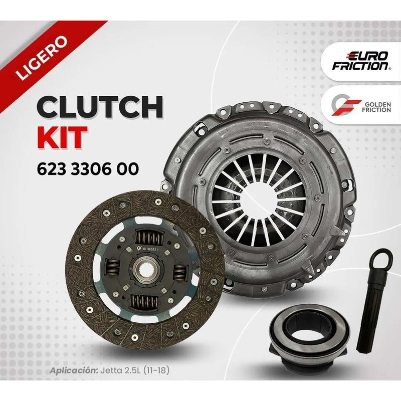 Kit Clutch Jetta 2.5 A5 2011-2018 Golden Friction