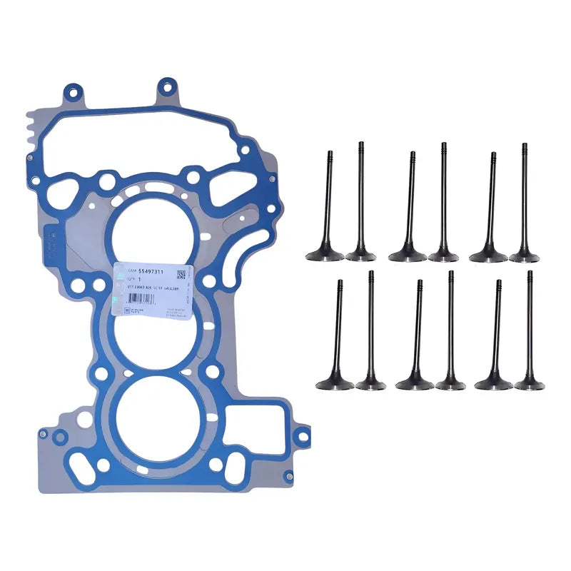 Valvulas Onix 1.0 Turbo Con Junta De Cabeza Tacker