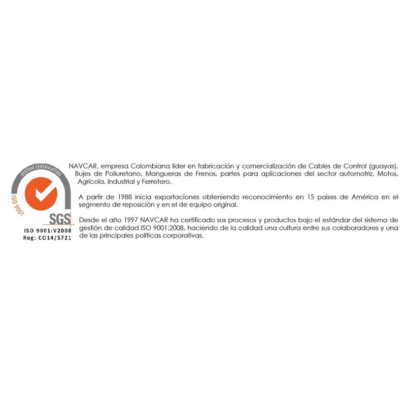 Chicote Palanca Velocidades Chevy Automatico Navcar 2157