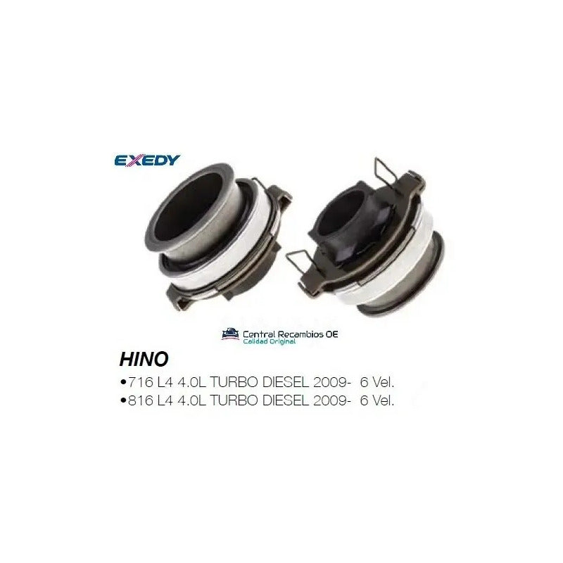 Collarin Hino 716 Hino 816 4.0 Turbo Diesel  2009- Exedy