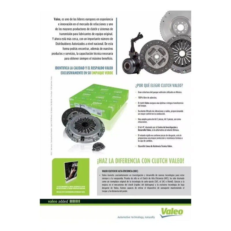 Kit Clutch Fiat 500 09-2017 No Turbo Valeo Original Dualogyc