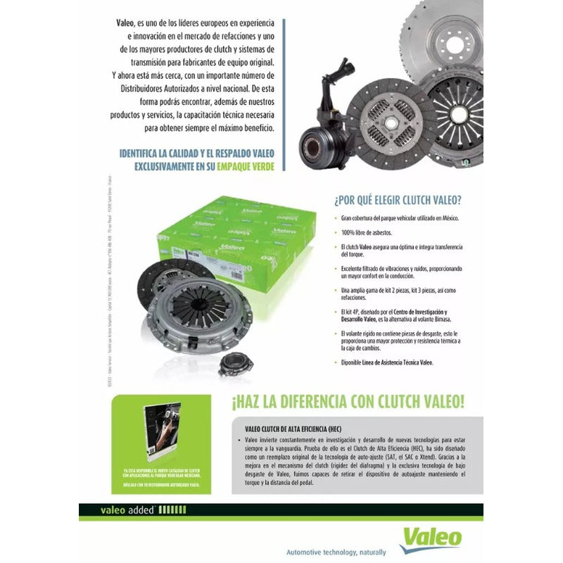 Kit Clutch Toyota Yaris 1.5 07-11 Corolla 1.8 Valeo